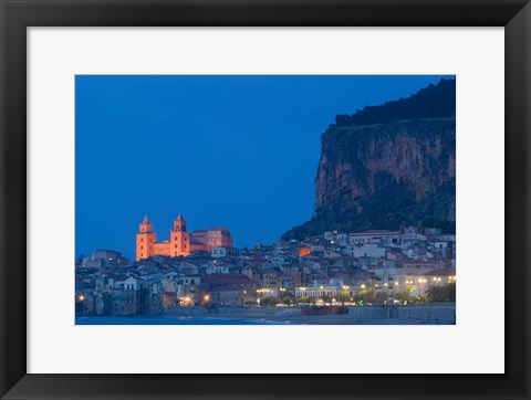 Framed Cefalu, Sicily, Italy Print