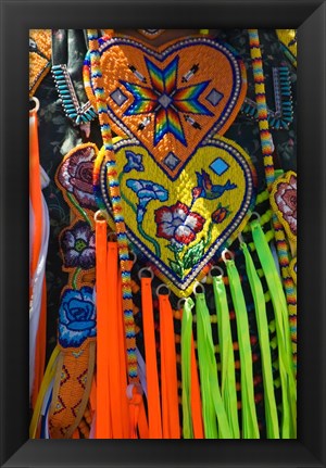 Framed Native American Indian Ceremonial Costume Print