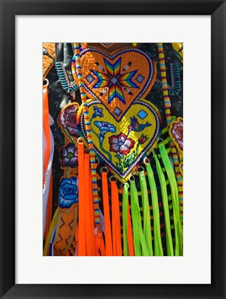 Framed Native American Indian Ceremonial Costume Print