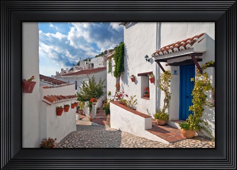 Framed El Acebuchal, Ghost Village, Andalucia, Spain Print