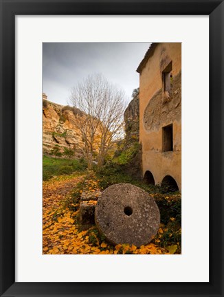 Framed Old Flower Mill, Alhama de Granada, Spain Print