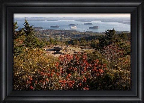 Framed Ferry, Bar Harbor, Porcupine Island, Maine Print