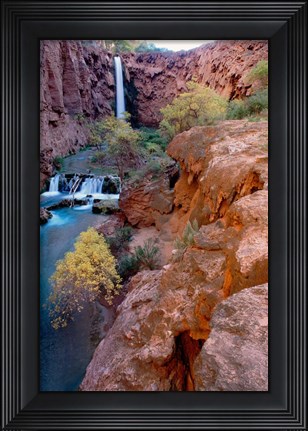 Framed Havasu Falls, Grand Canyon National Park, Arizona Print