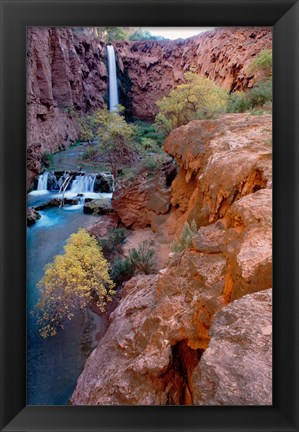 Framed Havasu Falls, Grand Canyon National Park, Arizona Print