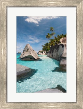 Framed Pulau Dayang Beach, Malaysia Print