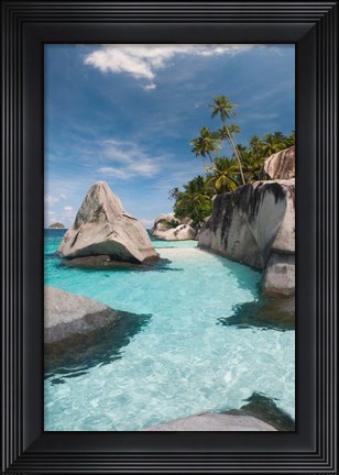 Framed Pulau Dayang Beach, Malaysia Print