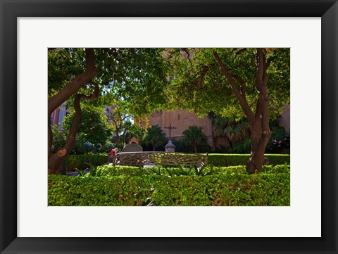 Framed Malaga&#39;s Cathedral, Malaga City, Andalucia, Spain Print