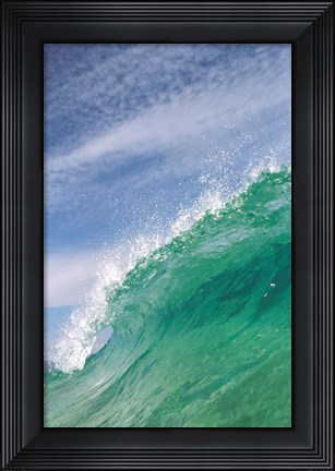 Framed Splashing Wave Print