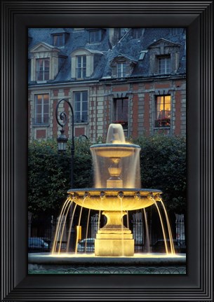 Framed Place Des Vosges, Paris, France Print