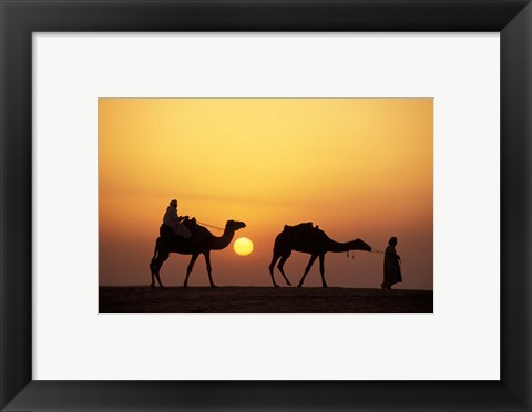 Framed Caravan, Morocco Print