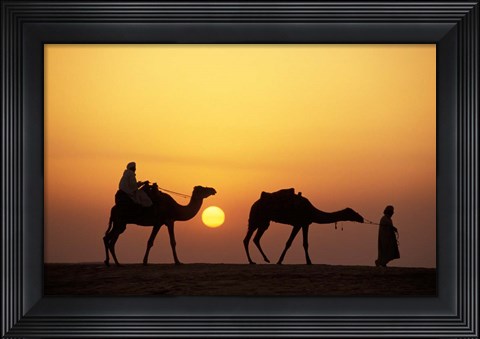 Framed Caravan, Morocco Print