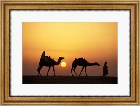 Framed Caravan, Morocco Print