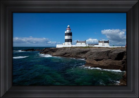 Framed Hook Head Lighthouse, County Wexford, Ireland Print
