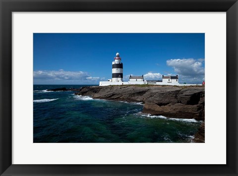 Framed Hook Head Lighthouse, County Wexford, Ireland Print