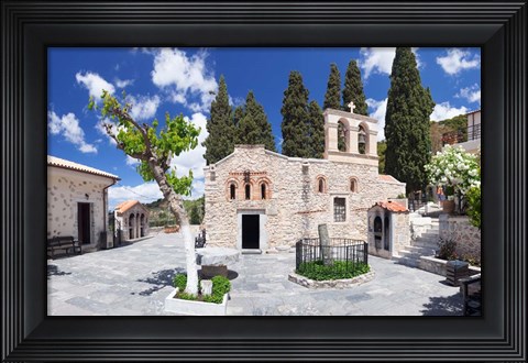 Framed Keras Kardiotissas Monastery, Kera, Crete, Greece Print