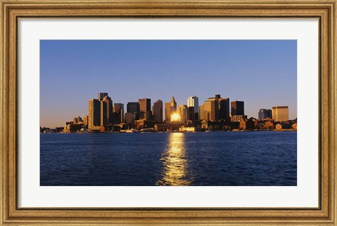 Framed Inner Harbor, Boston, MA Print
