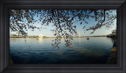 Framed Jefferson Memorial, Potomac River, Washington DC Print