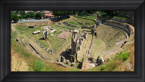 Framed Ruins of Roman Theater, Volterra, Tuscany, Italy Print