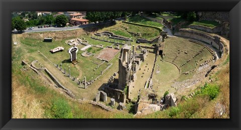 Framed Ruins of Roman Theater, Volterra, Tuscany, Italy Print