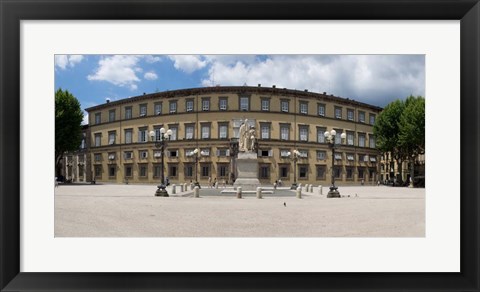 Framed Ducal Palace, Piazza Napoleone, Lucca, Tuscany, Italy Print