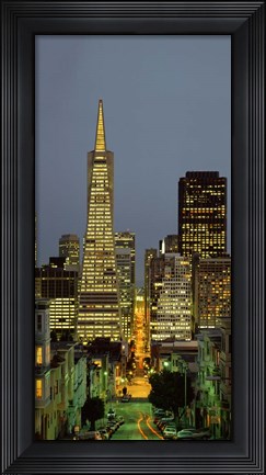 Framed San Francisco, CA Print