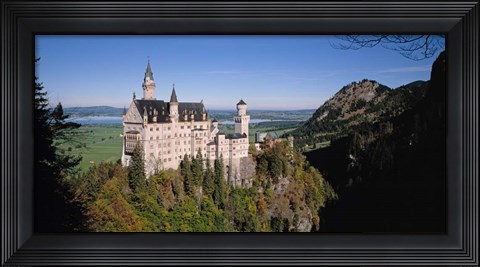 Framed Aerial view of a Castle, Germany, Bavaria Print