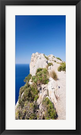Framed Mirador d&#39; Es Colomer, Majorca, Balearic Islands, Spain Print