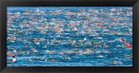 Framed Ford Ironman World Championship, Kailua Kona, Hawaii Print