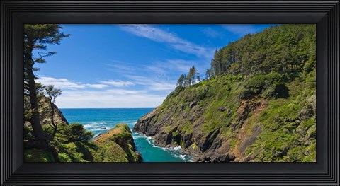 Framed Heceta Head Lighthouse Print
