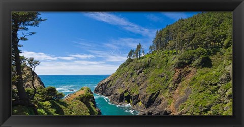 Framed Heceta Head Lighthouse Print