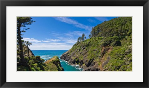 Framed Heceta Head Lighthouse Print