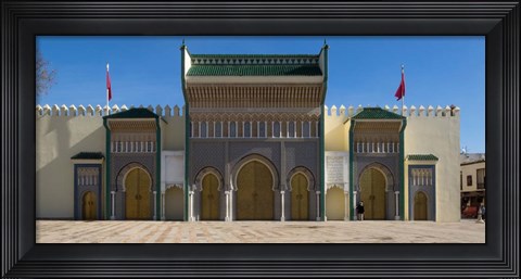 Framed Dar-el-Makhzen, Fes, Morocco Print