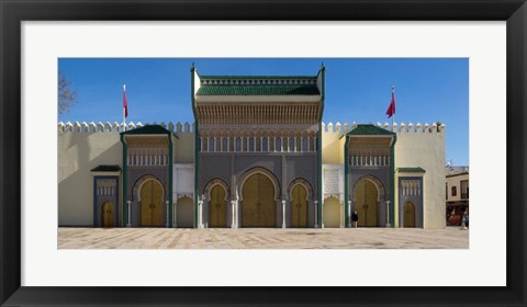 Framed Dar-el-Makhzen, Fes, Morocco Print
