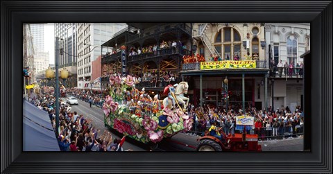 Framed Mardi Gras Festival, New Orleans, Louisiana Print