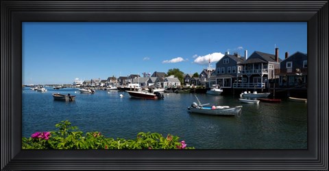 Framed Nantucket Harbor, Massachusetts Print