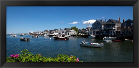 Framed Nantucket Harbor, Massachusetts Print