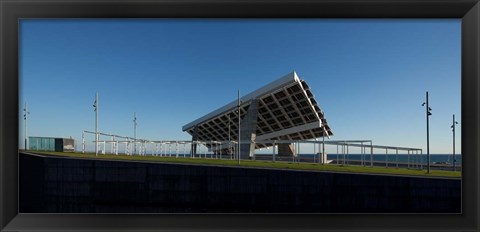 Framed Giant Solar Panel, Parc del Forum, Barcelona, Spain Print