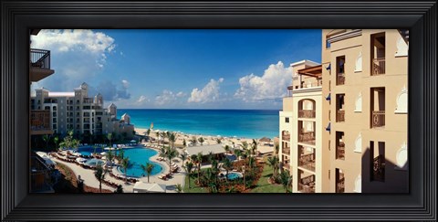 Framed Ritz-Carlton, Seven Mile Beach, Grand Cayman, Cayman Islands Print