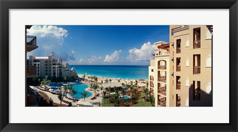 Framed Ritz-Carlton, Seven Mile Beach, Grand Cayman, Cayman Islands Print