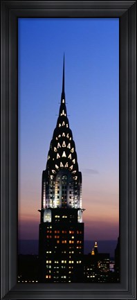 Framed Chrysler Building, Manhattan, New York City Print