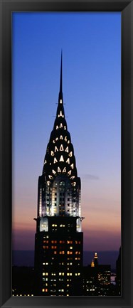 Framed Chrysler Building, Manhattan, New York City Print