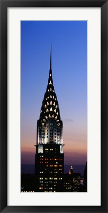 Framed Chrysler Building, Manhattan, New York City Print