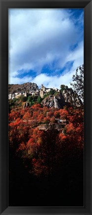 Framed Roubion Village, Provence-Alpes-Cote d&#39;Azur, France Print