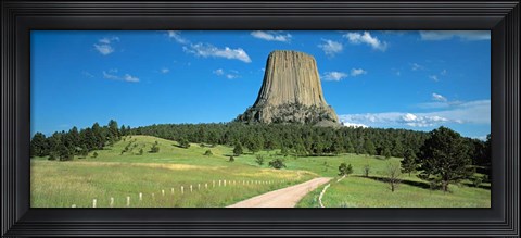 Framed Wyoming, Devils Tower National Monument Print