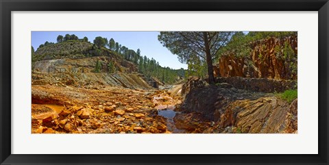 Framed Rio Tinto Mines, Huelva Province, Andalusia, Spain Print