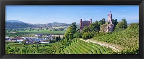 Framed Ortenberg Castle, Offenburg, Black Forest, Baden-Wurttemberg, Germany Print