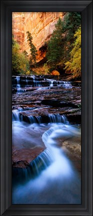 Framed North Creek, Zion National Park, Utah Print