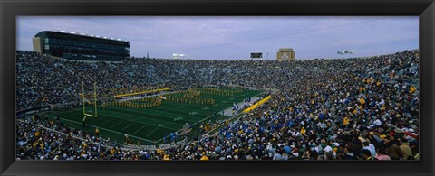 Framed Notre Dame Stadium, South Bend, Indiana Print