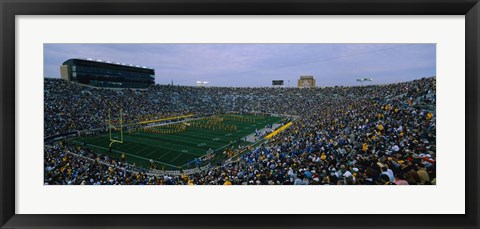 Framed Notre Dame Stadium, South Bend, Indiana Print