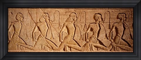 Framed Great Temple Of Rameses II, Abu Simbel, Egypt Print